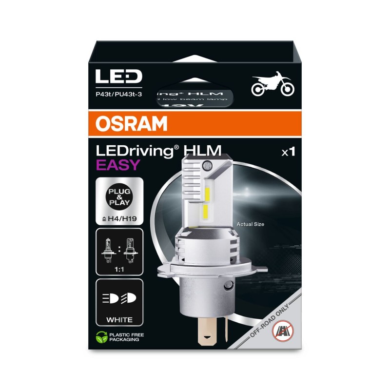 OSRAM LEDriving EASY 64193DWESY-1HB ~H4 P43t/PU43t-3 12V 18.7/19.0W