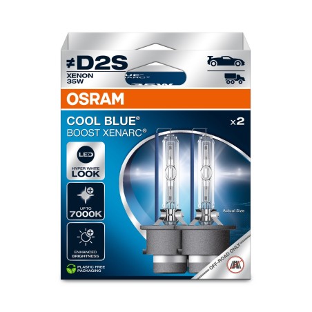 OSRAM COOL BLUE BOOST 66240CBB-2HB ~D2S  P32d-2 0V 35W