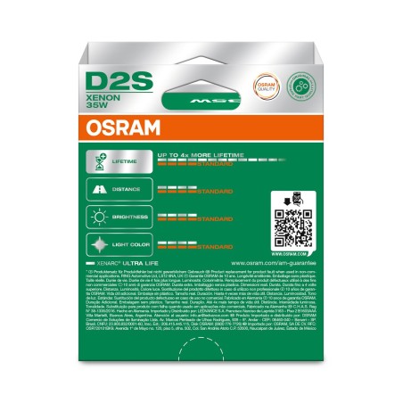 OSRAM ULTRALIFE 66240ULT-2HB D2S P32d-2 0V 35W