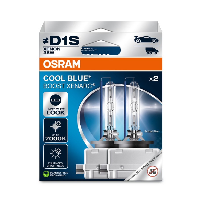 OSRAM COOL BLUE BOOST 66140CBB-2HB ~D1S Pk32d-2 0V 35W