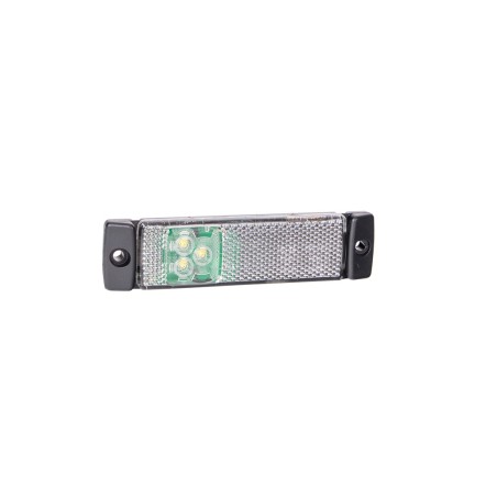 Lampa obrysowa z homologacją ECE 3xLED 24V Biała