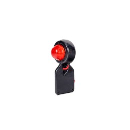 Lampa obrysowa z homologacją ECE 1xLED 12/24V 0,5/1W biała/czerwona