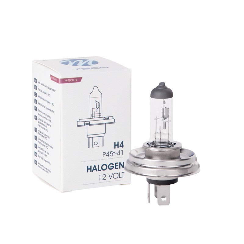 Żarówka halogenowa M-TECH H4 12V 100/90W P45t