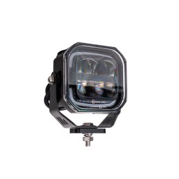 Driving light M-TECH BLACK SERIES  - Square 5" 80W 12-48V tri-color frame position light, R10 R148