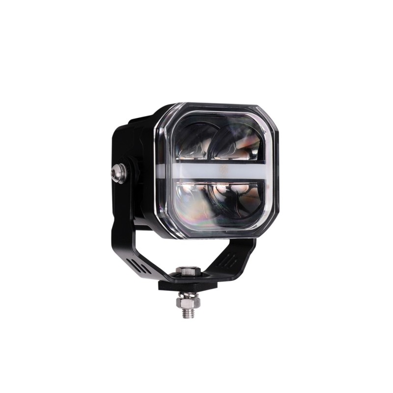 Lampa robocza M-TECH Premium - Square 3" 40W 12-48V, R10, Spot