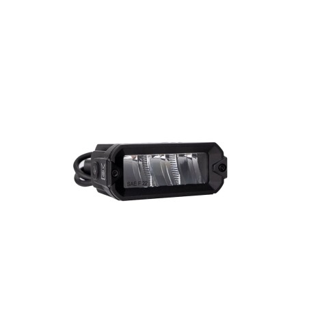 Led fog light 4" 30W 12-48V Flood light, SAE, white+amber