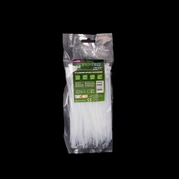 Nylonowe opaski zaciskowe ROAD-TEQ wymiar:3,6x150mm, 100szt., białe