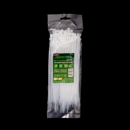 Nylonowe opaski zaciskowe ROAD-TEQ wymiar:3,6x200mm, 100szt., białe