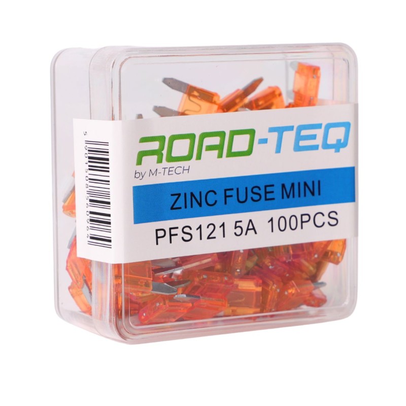 ZINC FUSE MINI, BOX PACKING 5A 100pcs/box