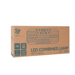 Piloto trasero combinado con homologación ECE, 104 LED, 12/24V, Izquierdo
