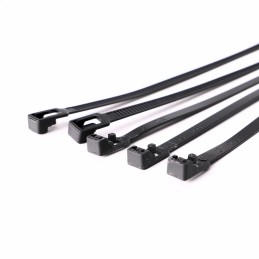 Nylonowe opaski zaciskowe wielokrotnego użytku ROAD-TEQ w:4,8x200mm 20szt. czarne
                                                                  