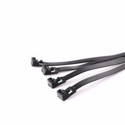 Nylonowe opaski zaciskowe wielokrotnego użytku ROAD-TEQ w:7,2x150mm 20szt. czarne
                                                                  