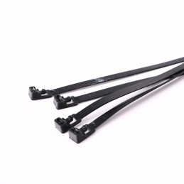 Nylonowe opaski zaciskowe wielokrotnego użytku ROAD-TEQ w:7,2x200mm 20szt. czarne
                                                                  