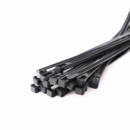 Nylonowe opaski zaciskowe wielokrotnego użytku ROAD-TEQ w:7,2x200mm 20szt. czarne