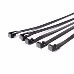 Nylonowe opaski zaciskowe wielokrotnego użytku ROAD-TEQ w:7,2x300mm 20szt. czarne
                                                                  