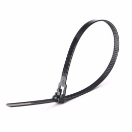 Nylonowe opaski zaciskowe wielokrotnego użytku ROAD-TEQ w:7,2x300mm 20szt. czarne
