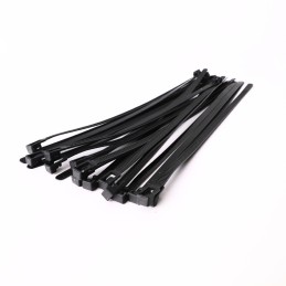 Nylonowe opaski zaciskowe wielokrotnego użytku ROAD-TEQ w:7,2x300mm 20szt. czarne