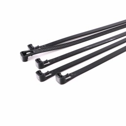 Nylonowe opaski zaciskowe wielokrotnego użytku ROAD-TEQ w:7,4x400mm 20szt. czarne
                                                                  