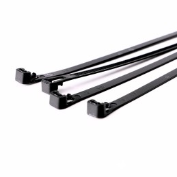 Nylonowe opaski zaciskowe wielokrotnego użytku ROAD-TEQ w:7,4x450mm 20szt. czarne