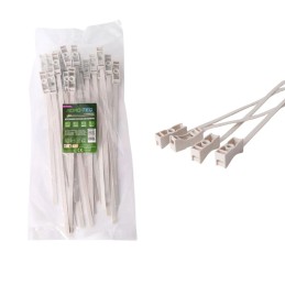 Nylonowe opaski zaciskowe  szybkiego montażu ROAD-TEQ w:7,5x285mm 20szt. szare