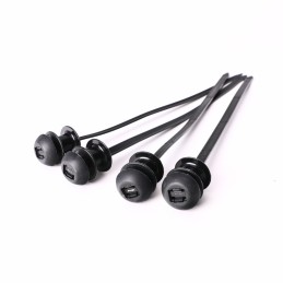 Nylonowe opaski zaciskowe z dystansem ROAD-TEQ w:8x280mm 20szt. czarne
                                                                  