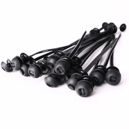 Nylonowe opaski zaciskowe z dystansem ROAD-TEQ w:8x280mm 20szt. czarne