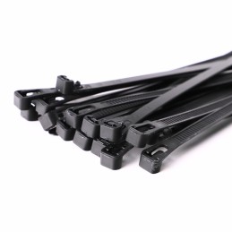 Nylonowe opaski zaciskowe wielokrotnego użytku ROAD-TEQ w:7,4x450mm 20szt. czarne