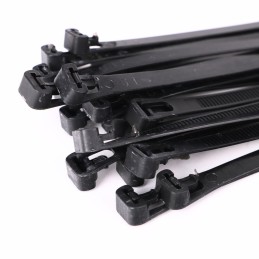 Nylonowe opaski zaciskowe wielokrotnego użytku ROAD-TEQ w:9x1500mm 20szt. czarne
                                                                  