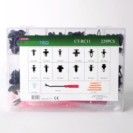 Zestaw klipsów montażowych 229szt